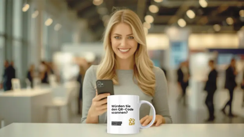 Warum QRTasse das perfekte Werbemittel für Messen ist – vor, während und nach dem Event